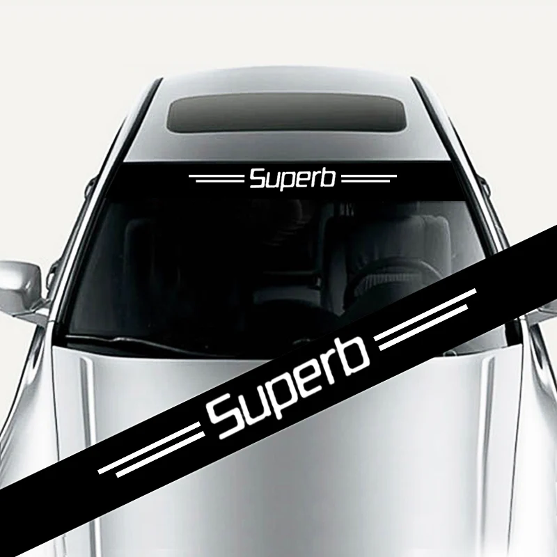 

Car Front Windshield Prevent Sunlight Reflection Stickers Decoration Decals Styling Parts For Skoda Superb 2010-2021 Accessories