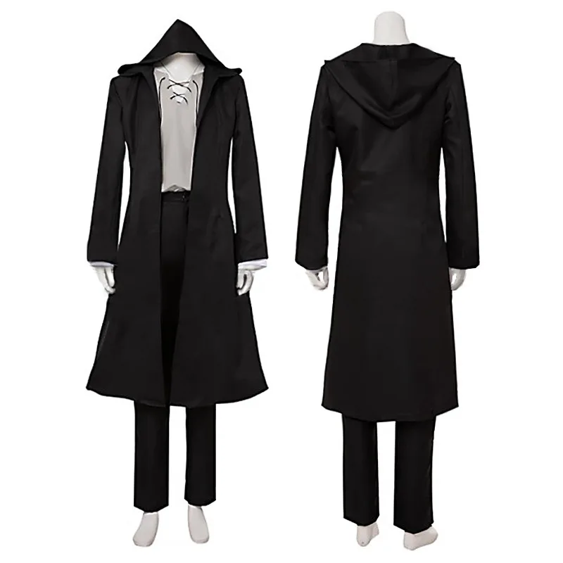 Костюм для косплея Эрена джейгера из аниме атака на Титанов тренчкот с капюшоном