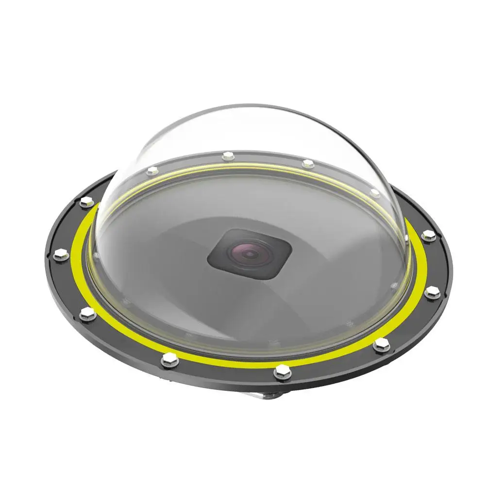 Для Hero8 купольная маска для дайвинга Водонепроницаемая бленда объектива