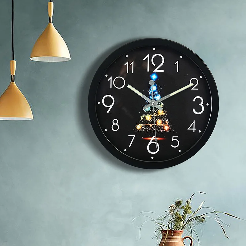 

New LED Wall Clock Luminous Large Clocks Mute Electronic Night Light Wall Clock Modern Design Home Decoration Horloge Murale