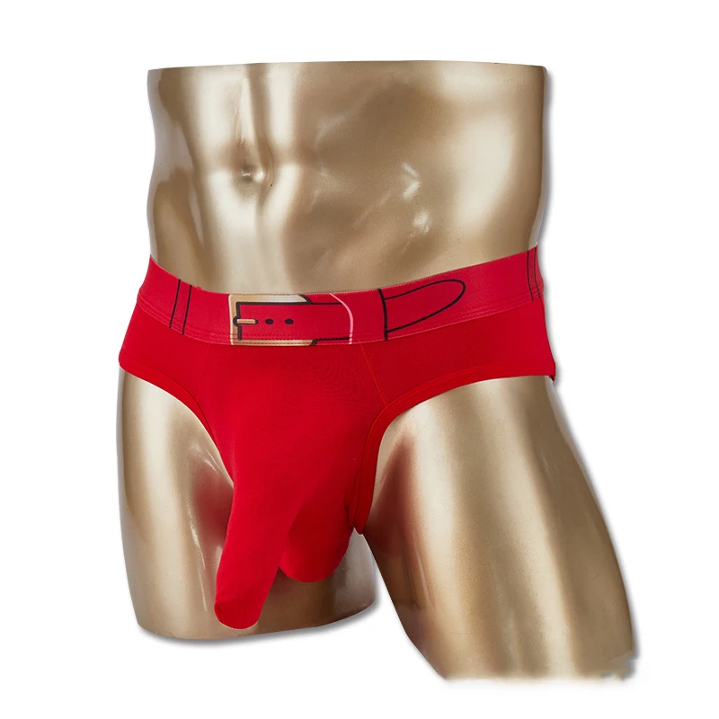 Сексуальное бесшовное нижнее белье мужские трусы U выпуклая Сумочка