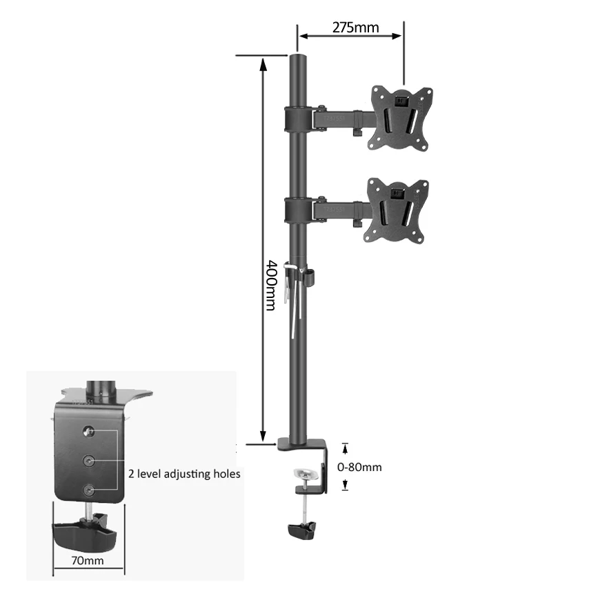 Настольный держатель для монитора 400 мм 10-27 дюймов |