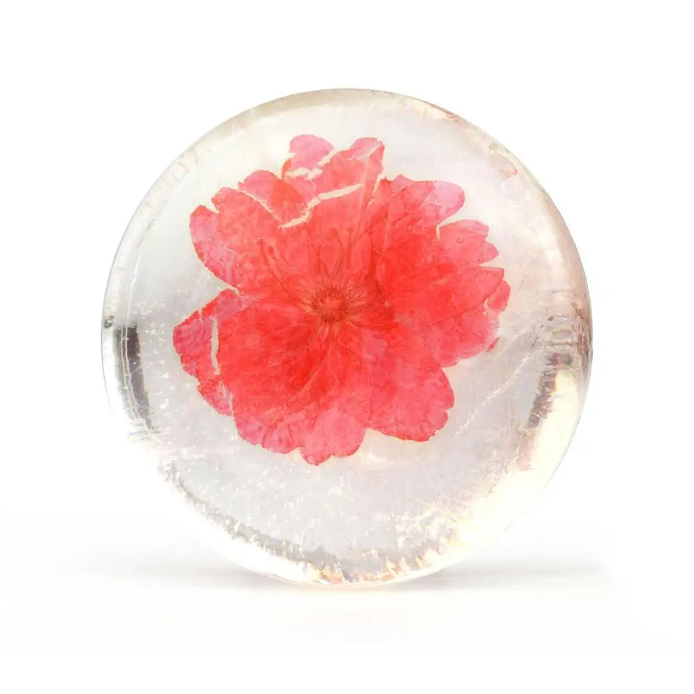 Мыло ручной работы аминокислотное цветочное мыло прозрачное креативное