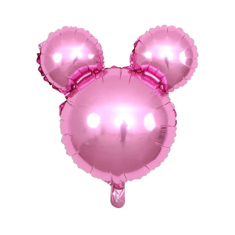 10 2 шт. 24 дюйма Микки Алюминий Фольга надувные шары Mickey Minnie головка гелий Globos Baby Shower на тему дня рождения вечерние декоративный воздушный шар - Цвет: 10