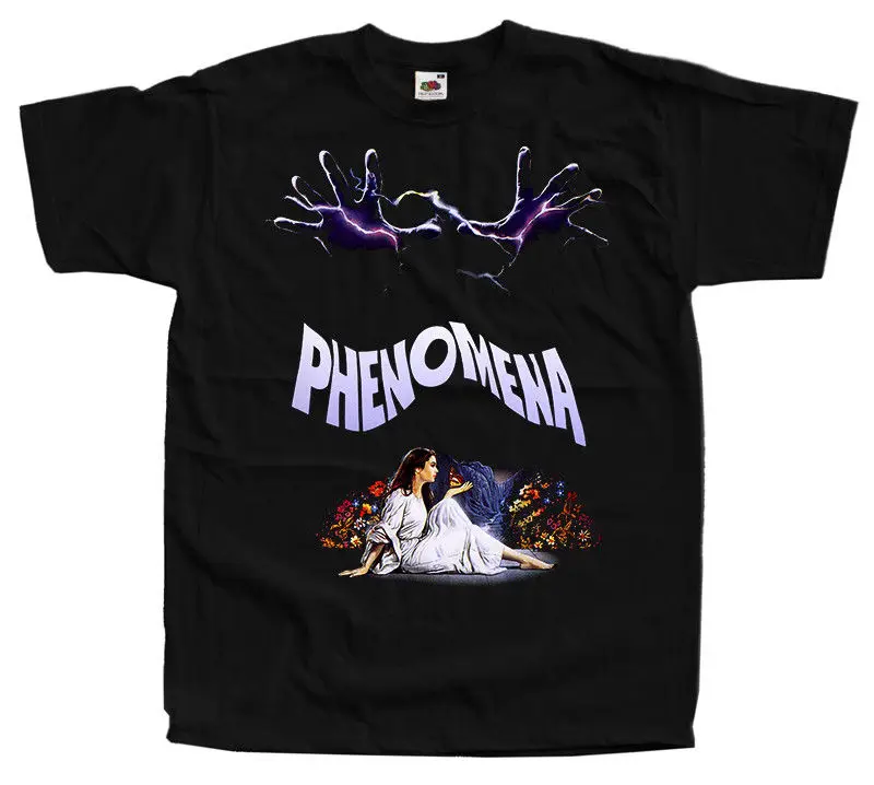 

Phenomena V1, Dario Argento, movie poster 1985, T-Shirts (BLACK) ALL SIZES S-5XL