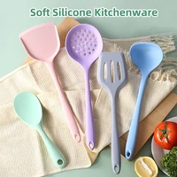 obelix multiple color soft silicone kitchen utensils heat resistant non stick cooking kitchen utensils grill kitchen accessories
