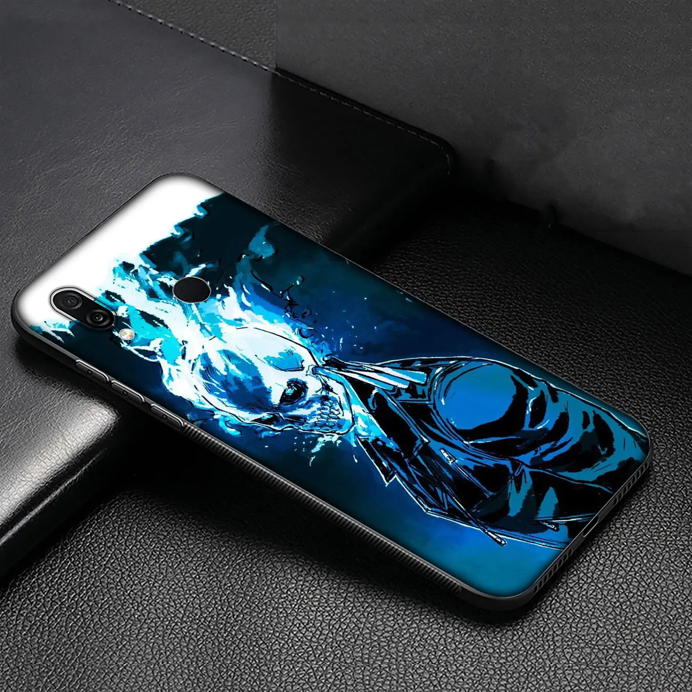 Мрачный смерть с косой Скелет мягкий чехол для huawei Y9 Y7 Y6 Prime Honor вид 20 8C 8X8 9 9X10 Lite 7C 7X 7A Pro