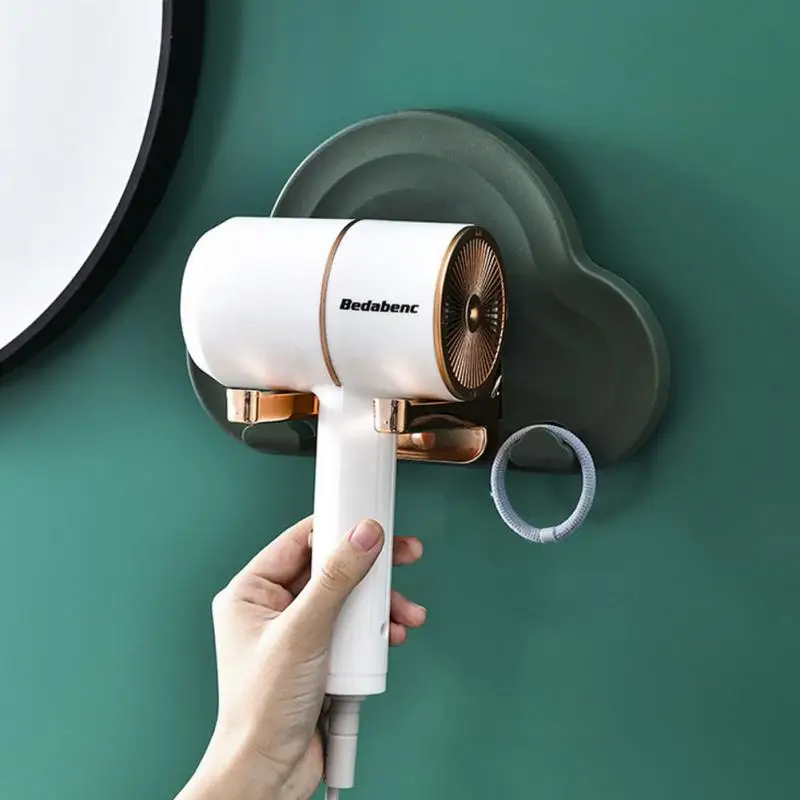 

Foldable Hair Dryer Holder Storage Rack Toilet Hair Dryer Rack Space Saving Bathroom Storage Wall Hanging Holder Rack Organizer