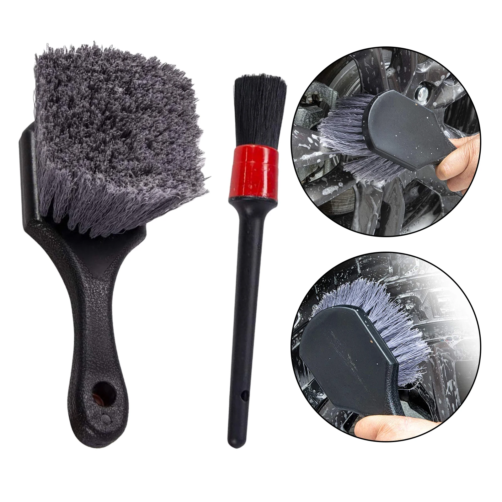 

Car Detailing Brush Kit Vehicle for Air Vents Engine Clean Brush Cleaning