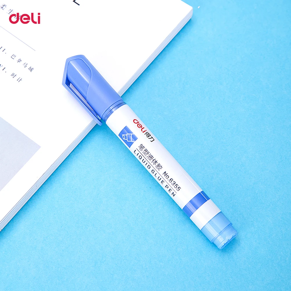 Deli 6355 ручка жидкий клей креативный офисный детский ручной класс сад сильный