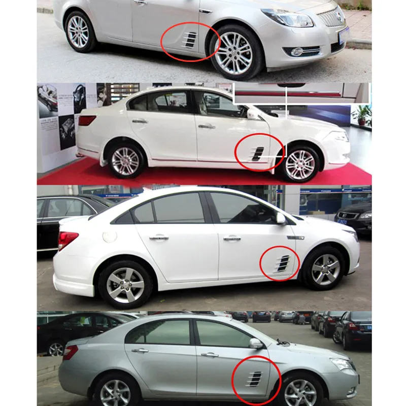 2 шт. автомобильные 3D наклейки и на боковое вентиляционное отверстие для