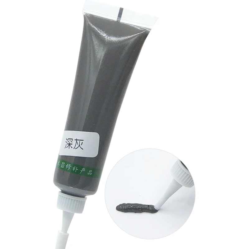 Furniture Paint Wood Repair Paste for Door Floor Refurbish Scratch Hole Cracks Remover 18g Dark Gray |