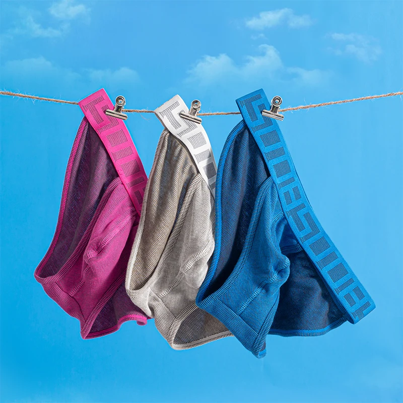 

0850 Briefs Romantic Domineering Hollow Underpants Refuse Restrained Release Nature Super elasticity Soft Pouch Men Underpants