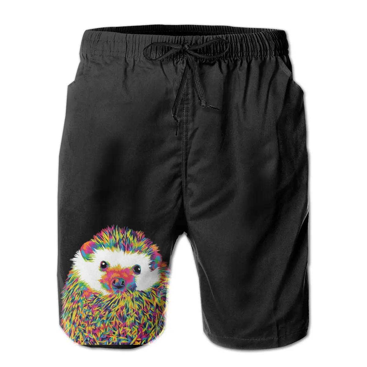 

R92 running Hedgehog Of Color Shorts Breathable Quick Dry Novelty Hawaii Pants