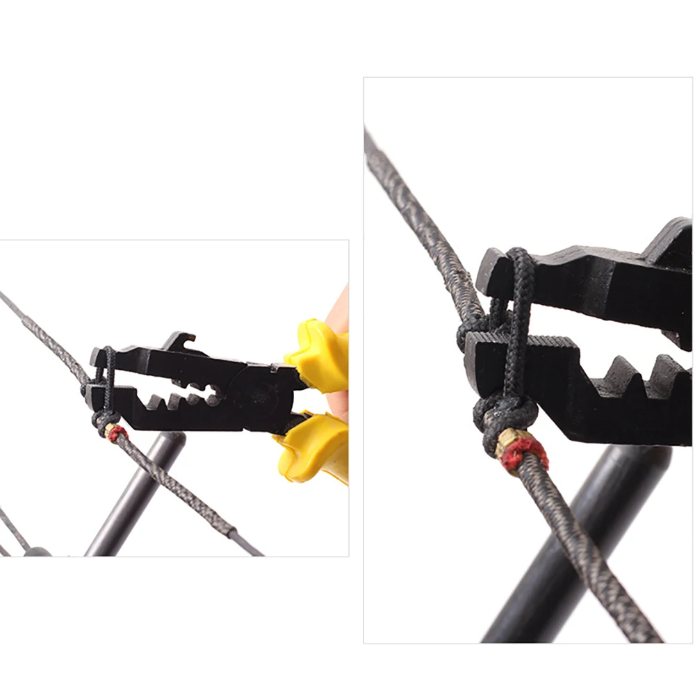 

Archery Multifunction Pliers Fixing D-loop Installing Bowstring Copper Buckle Tool Pincers Outdoor Compound Recurve Bow Hunting