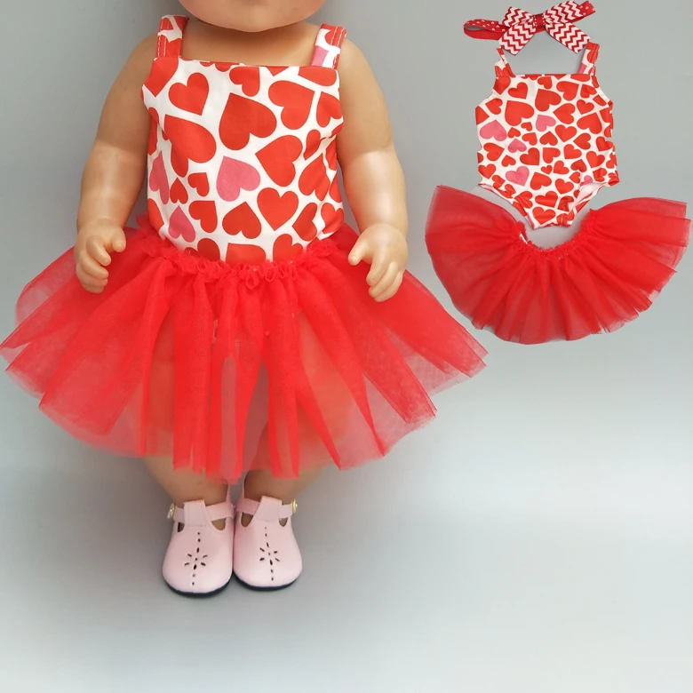 Одежда для куклы 43 см ухода за ребенком мам Bebe Кукла младенец красный