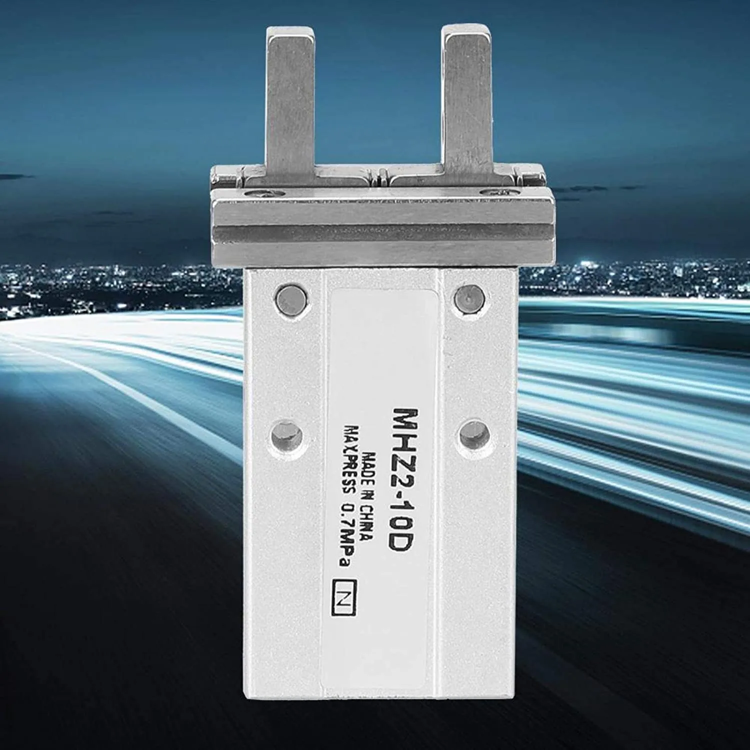 

MHZ2-10D Parallel Air Cylinder 10mm Bore Air Gripper Pneumatic Cylinder M3x0.5 Connection Tube Diameter
