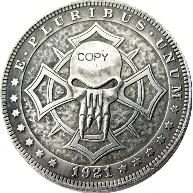 

US Hobo 1921 Morgan Dollar Silver Plated Copy Coins
