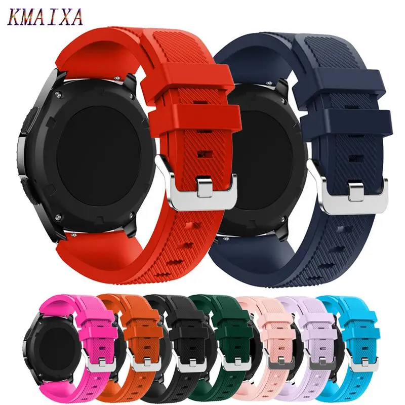 

Ремешок для Huawei watch GT 2, браслет для Samsung Galaxy watch Active 2 40 мм/44 мм/4/Classic/3 46/42 мм 20/22 мм Amazfit bip/GTR 3