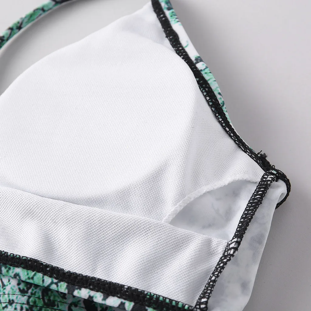 Цветочный принт сексуальный микробикини прозрачный летний женский Повседневный