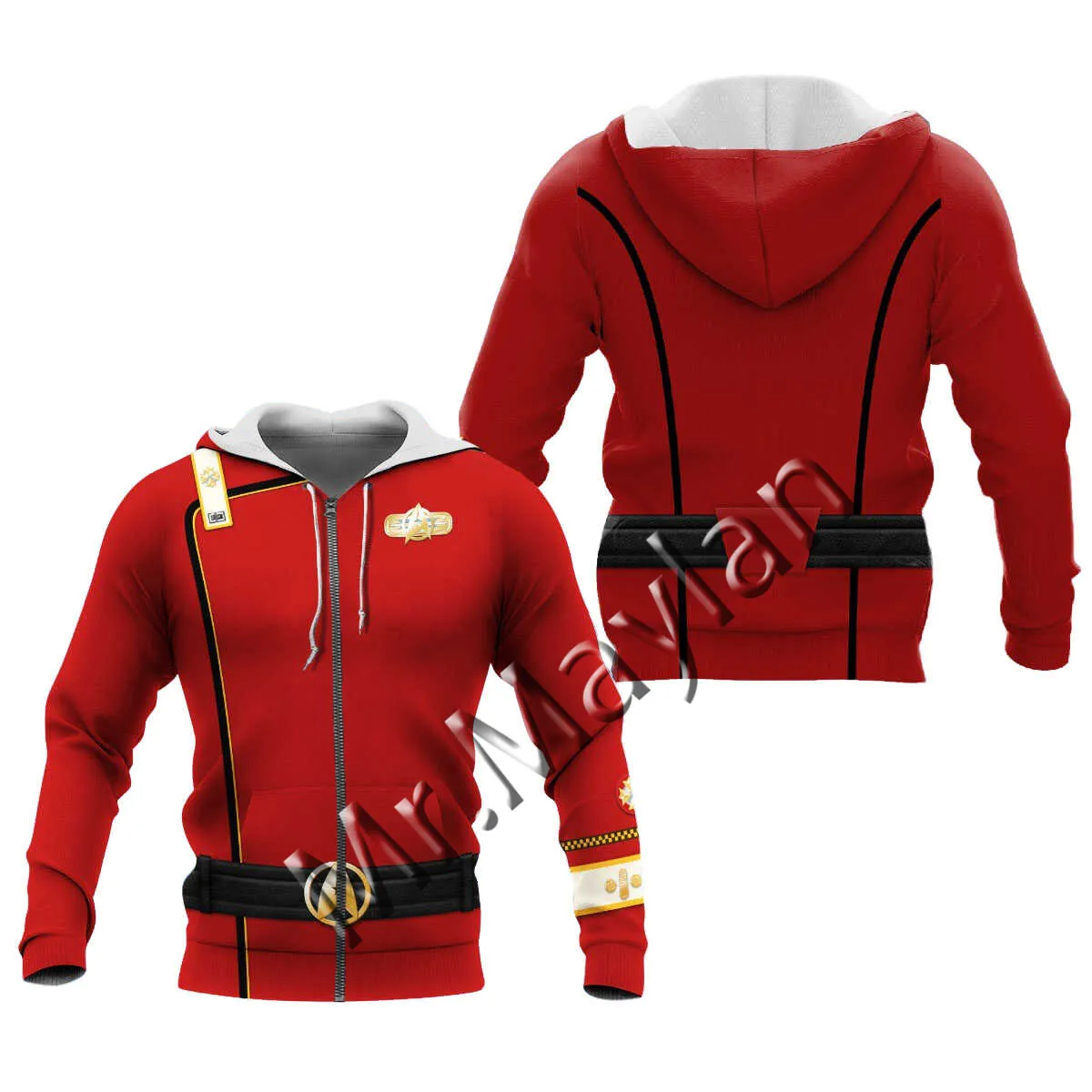 

Red Cosplay Christmas 3D Full Printed Hoodie And Sweatshirt Harajuku Fashion Hoodies Unisex Casual Jacket pullover DW0028
