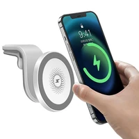 new 10w magnetic car wireless charger holder for magsafe series iphone 12 13 pro max mini fast car charging phone stand