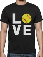 unique love softball softball fans softball player gift t shirt summer cotton short sleeve o neck mens t shirt new s 3xl