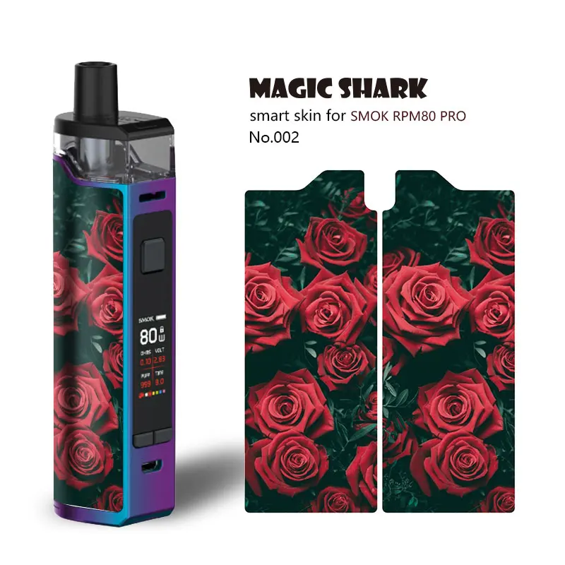 Ультратонкий защитный чехол Magic Shark 2.5D с изображением черепа и цветов умный