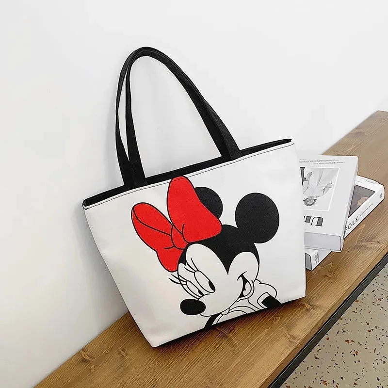 

Сумка-мессенджер Disney с Микки Маусом, женская сумка с рисунком из мультфильма, сумочка Минни, сумка для покупок