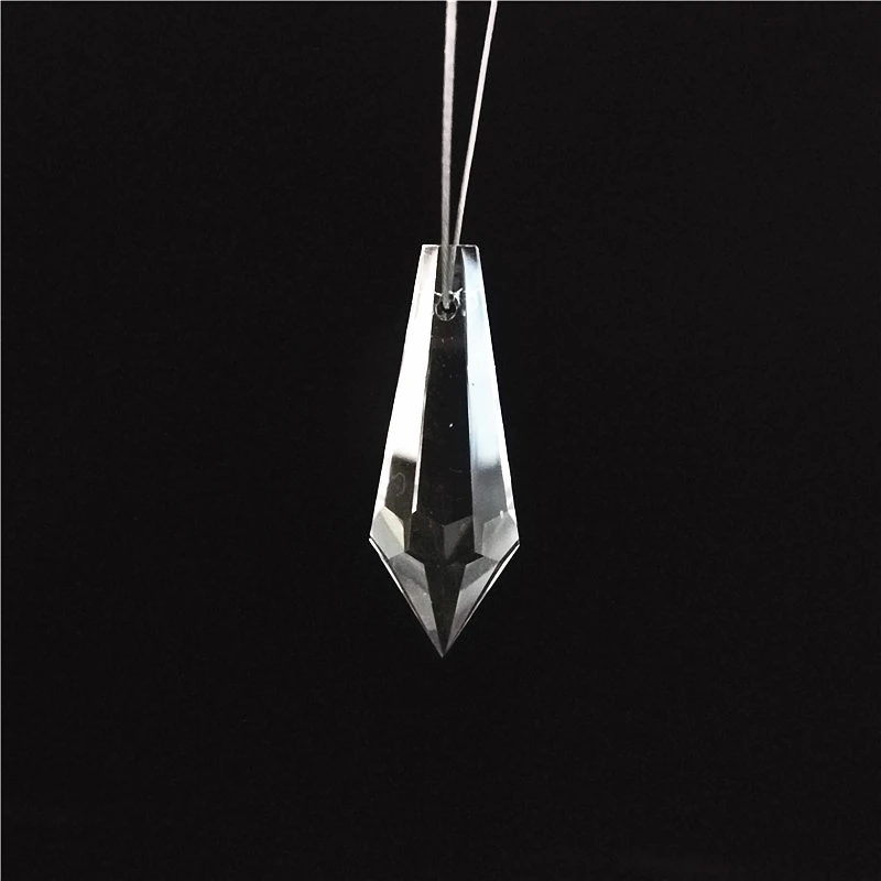 38 мм прозрачный 80 единиц Кристалл призматический светильник сосулька U падение