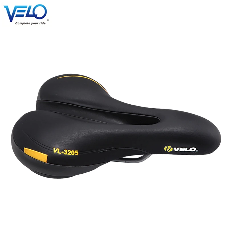 Velo 3205 велосипедное седло MTB широкое удобное мягкое сиденье для велосипеда