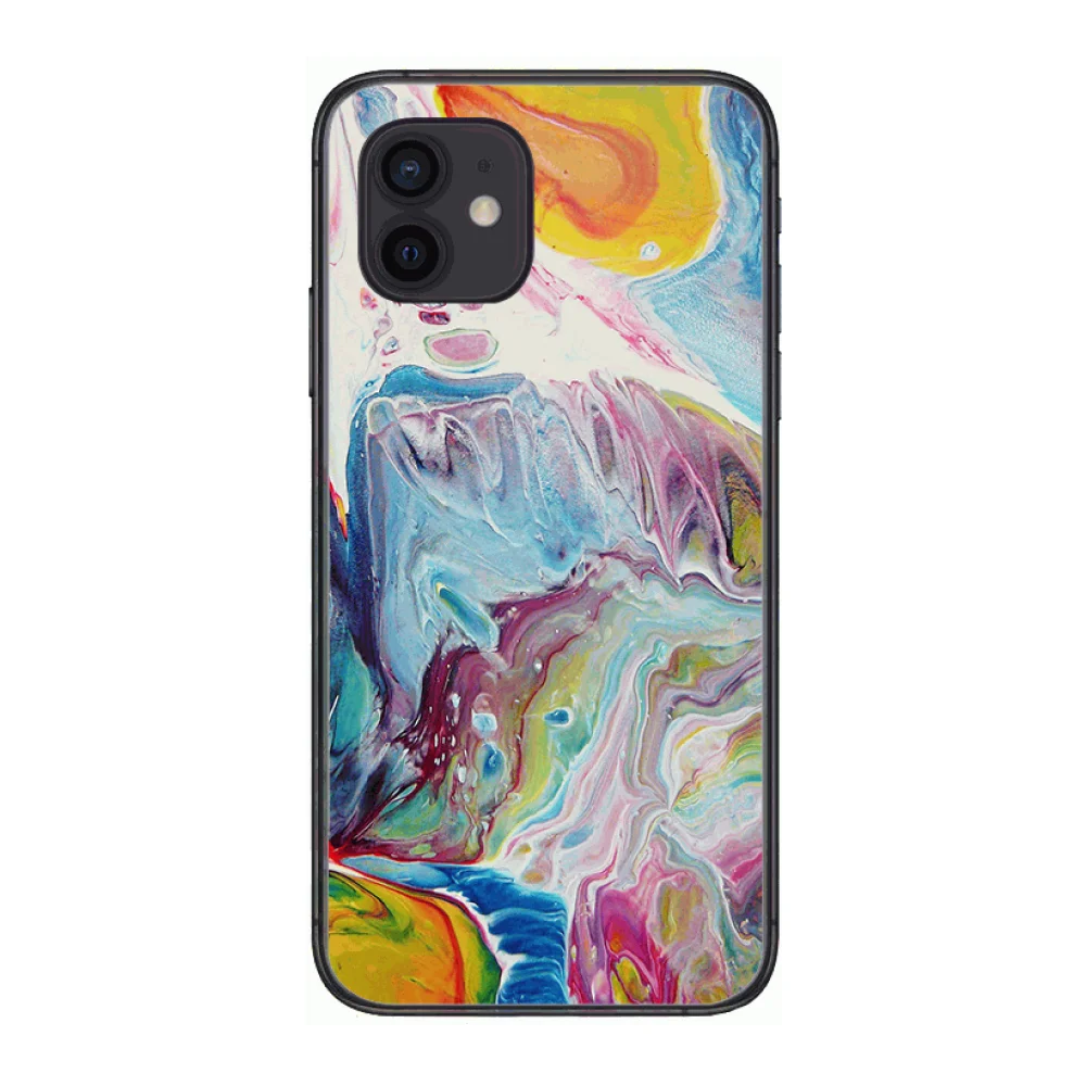 

Abstract style Style Phone Case cover For iphone 12 pro max 11 8 7 6 s XR PLUS X XS SE 2020 mini black cell shell