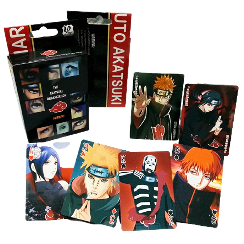 54 шт. игральные карты в покер Хатаке Какаси Харуно Сакура рок Ли абурам шино аниме