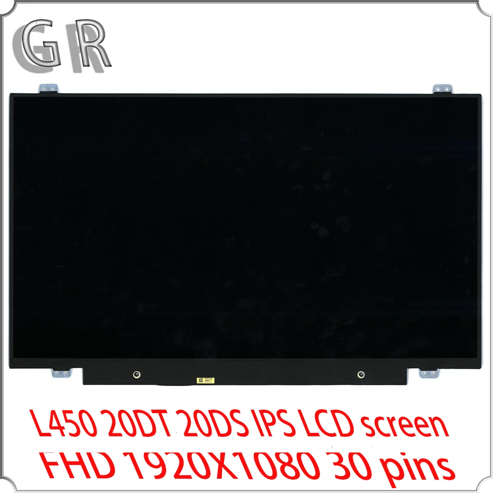 

14.0" Laptop Matrix For Lenovo ThinkPad L450 20DT 20DS IPS LCD screen FRU 04X4807 FHD 1920X1080 30 pins Panel Replacement