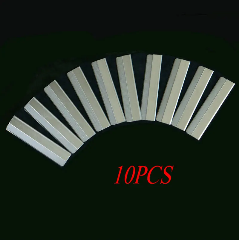 10 шт./компл. Бритва для бровей лезвие-триммер из нержавеющей стали нож лица лезвие