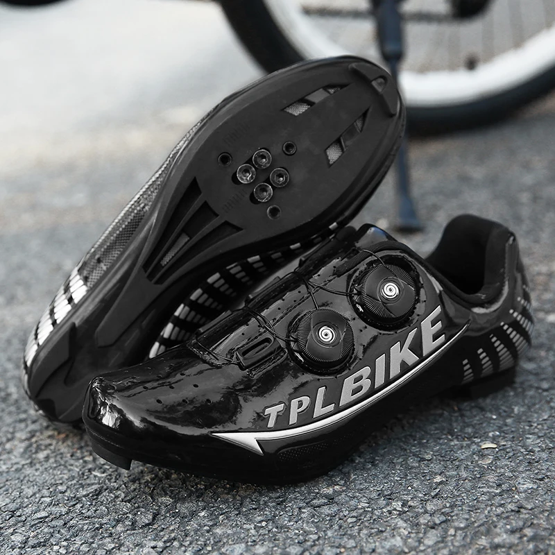 spesifikasi MTB Sepeda Pria Self-Locking Profesional Olahraga Sepeda Sepatu Sapatilha Ciclismo Bernapas Bersepeda Sepatu Olahraga 48 #
