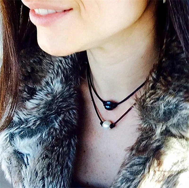 MEETVII новая мода горячие стили натуральная кожа колье ожерелье идеальная имитация