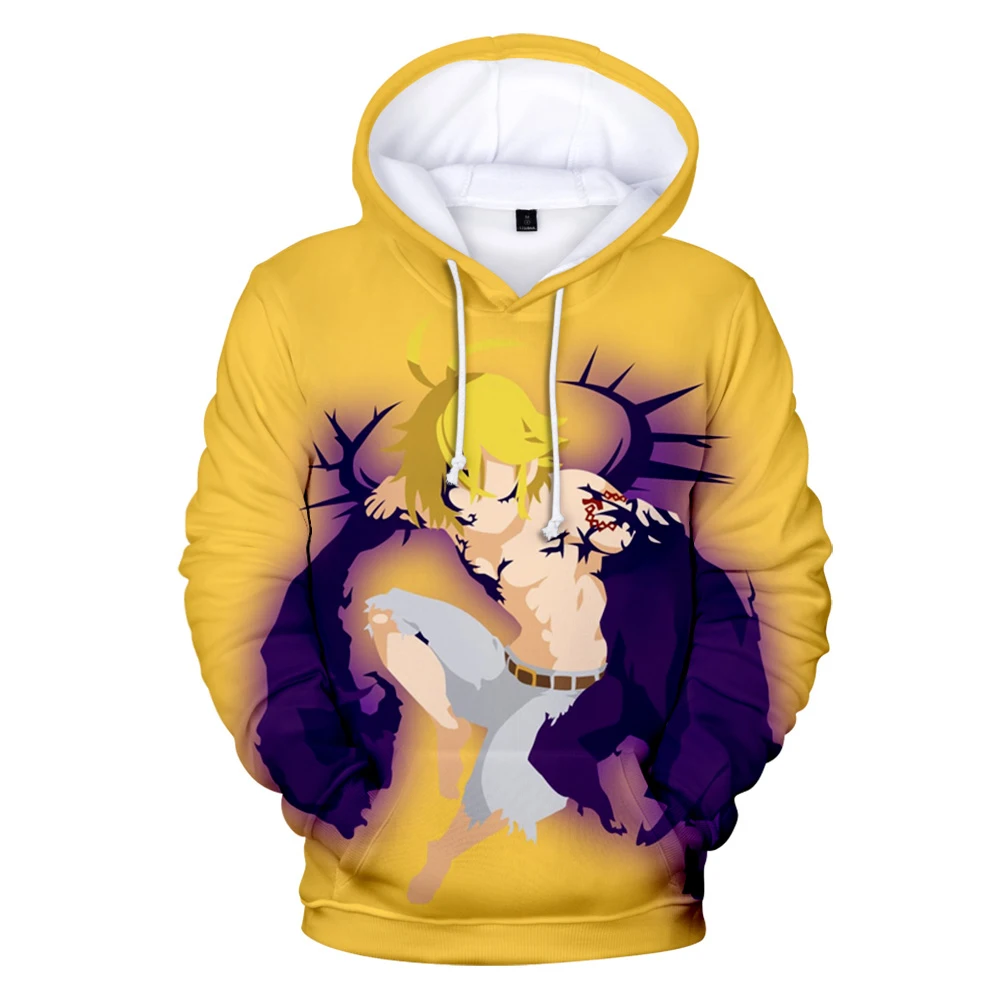 Крутые толстовки meliodas 3D для мужчин/женщин/детей толстовка с принтом Nanatsu No Taizai
