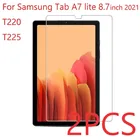 Защитная пленка для Samsung Galaxy Tab A7 Lite SM-T225, T220, 2021 дюйма, закаленное стекло с защитой от царапин, для планшета, 2 шт.