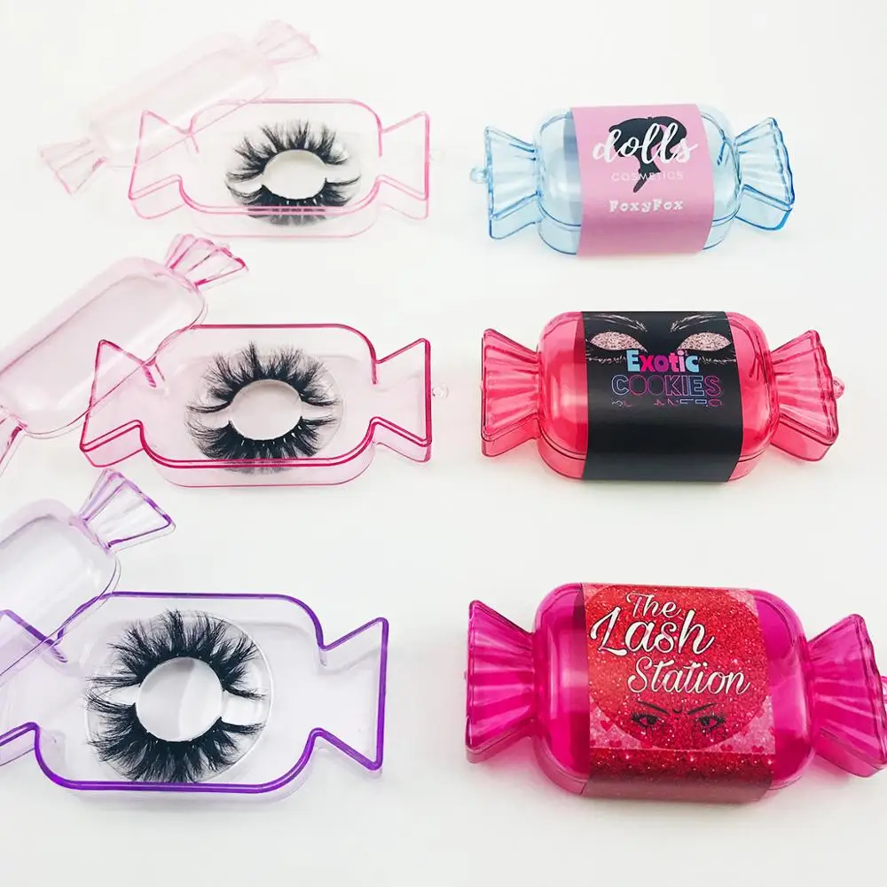 Коробки для ресниц оптом модные новые пустые коробки упаковки милые конфеты