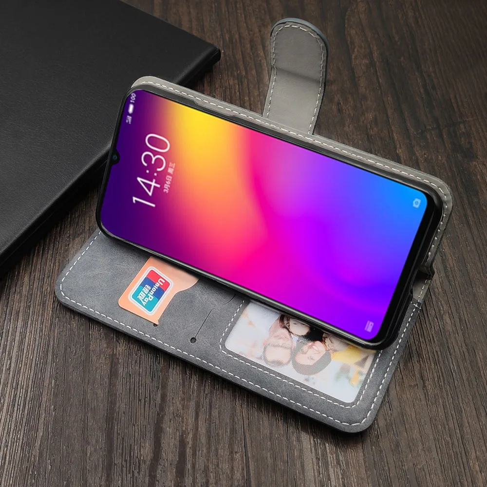 Роскошный Винтажный чехол для Meizu m5c M5s чехол Флип кожаный силиконовый чехол-кошелек для Meizu A5 funda TPU с держателем для карт