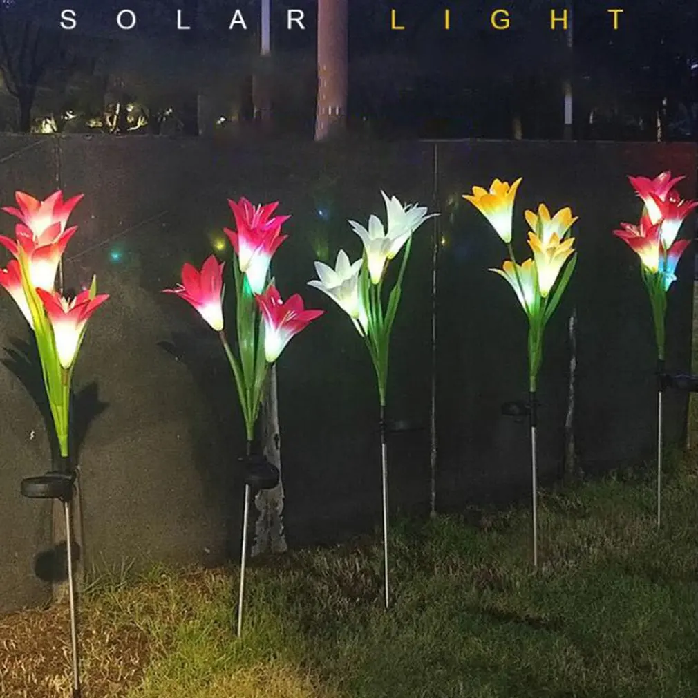 Уличный светодиодный светильник на солнечной энергии водонепроницаемая лампа с