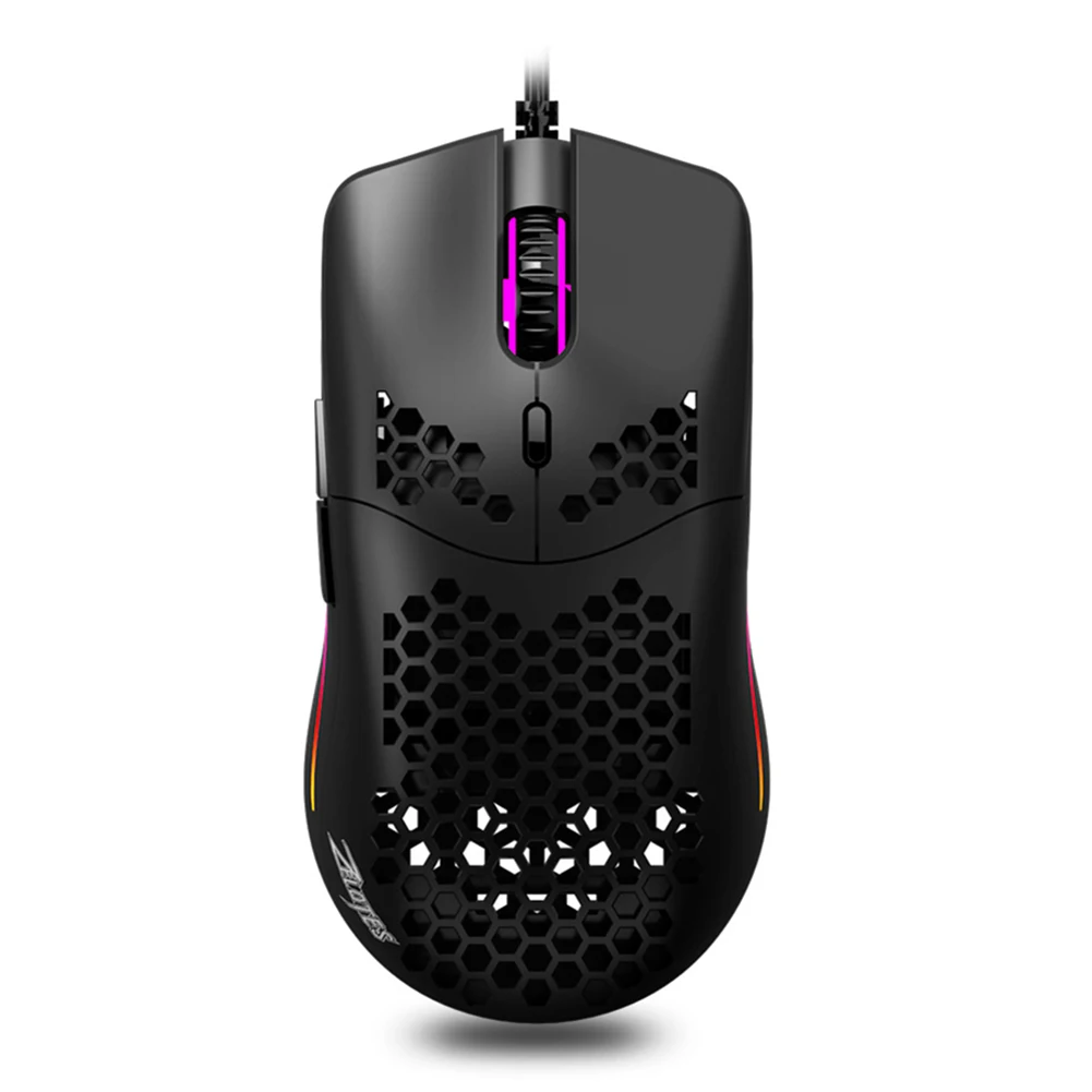Проводная игровая мышь ZELOTES C 7 USB RGB 16000DPI компьютерные игровые мыши с вырезами в