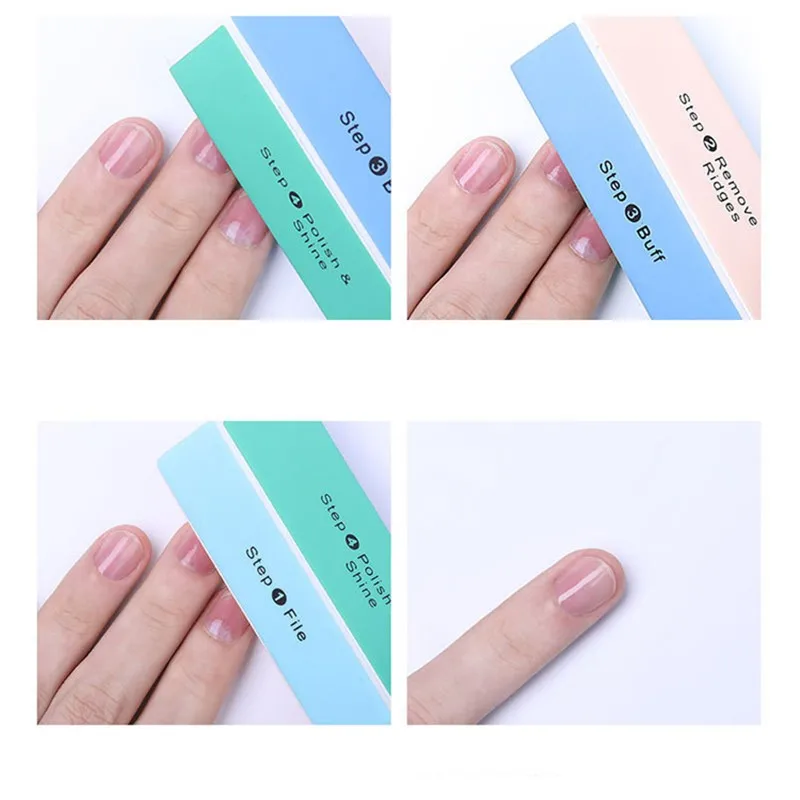 2 PCS/lot Nail Art Sanding File Polish Buffer Block Shiner F