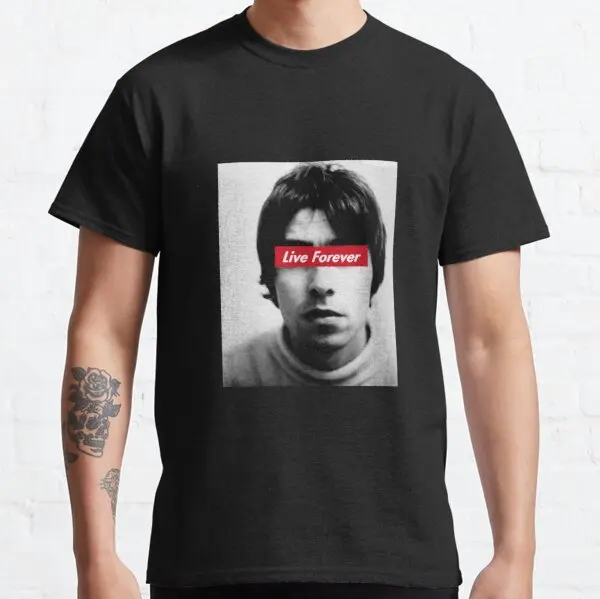 

Мужская футболка с коротким рукавом Oasis Live forever