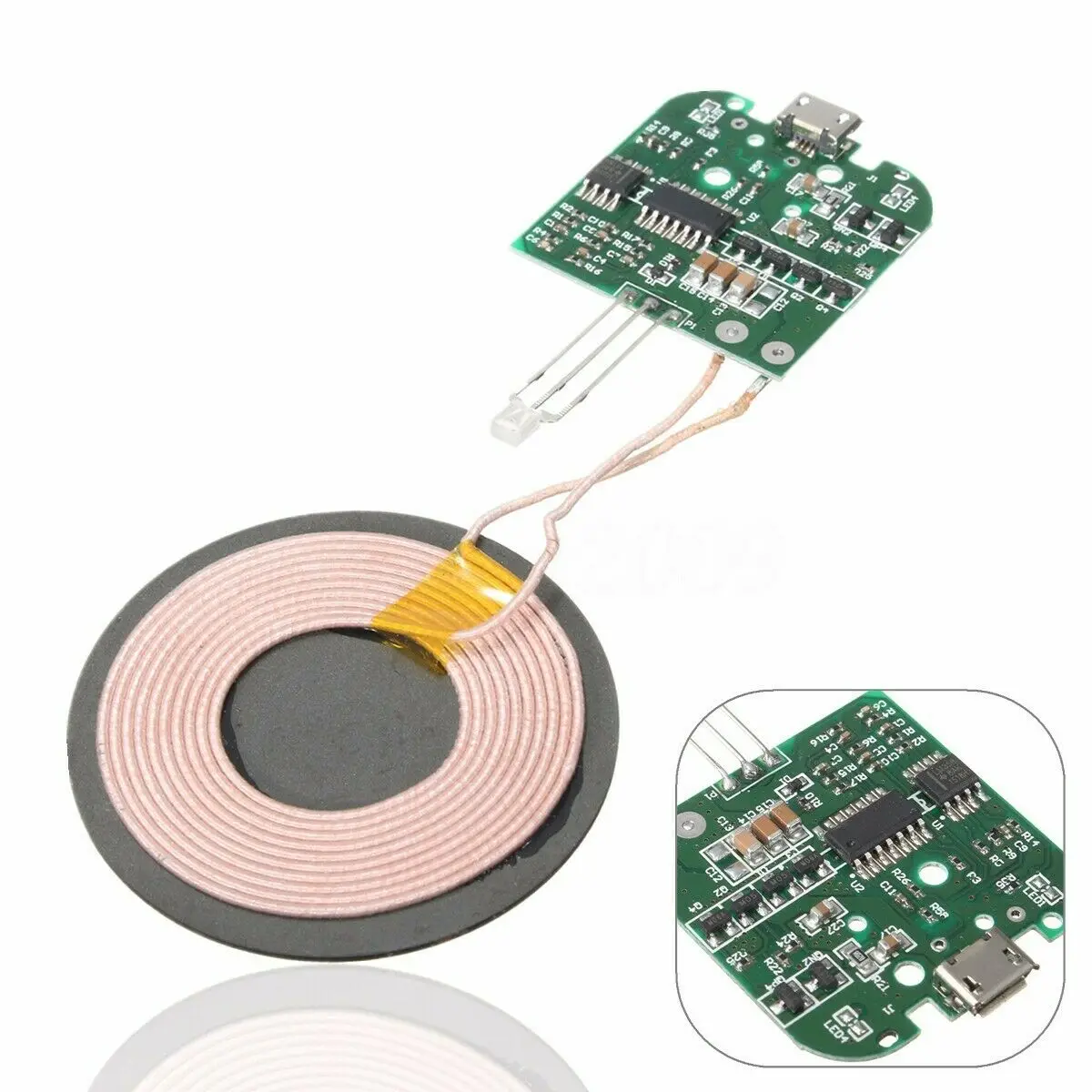 Беспроводное зарядное устройство QI для телефона печатная плата PCBA с катушкой