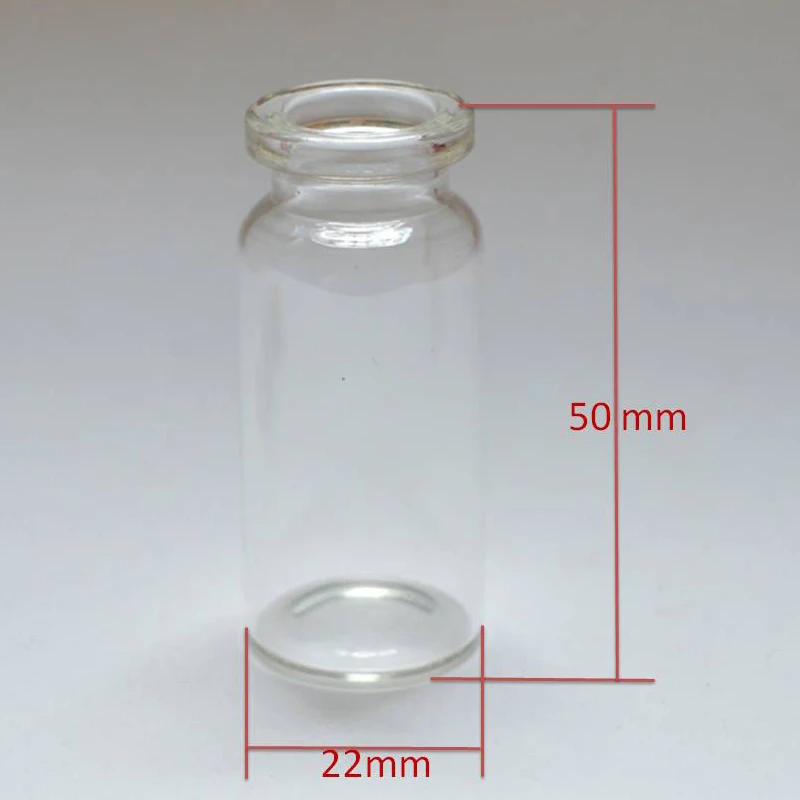 10pcs Mini Glass Bottles 50x22mm Vials Charms Pendants Clear Transparent Cork Crafts DIY Home Decoration | Красота и здоровье
