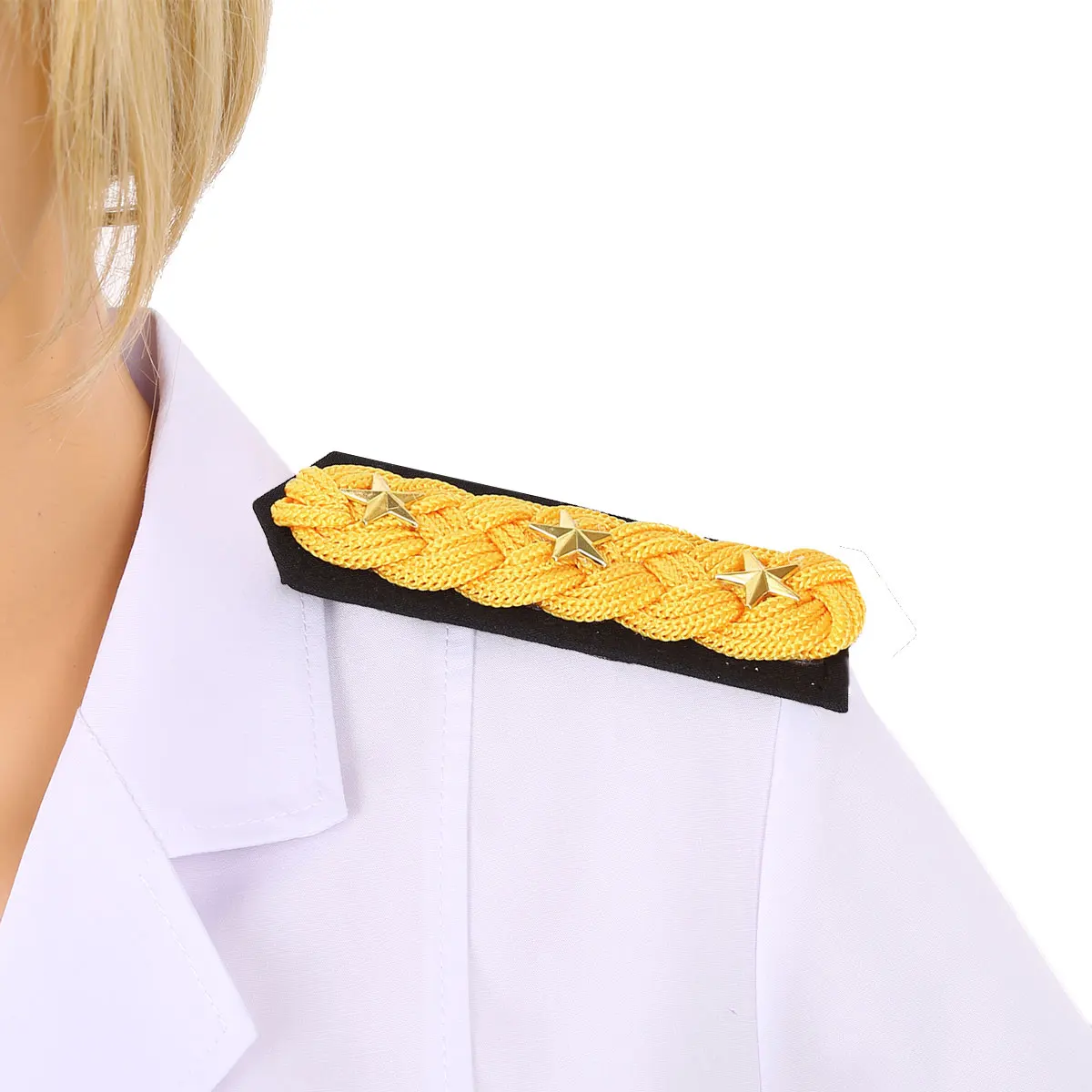 1 пара ручная работа плетеный шнур наплечная доска эполеты традиционная униформа украшение брошь значки