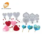 Новое поступление, 3 бриллианта в форме сердца, силиконовая форма для леденцов, шоколадная Бриллиантовая фотоплитка