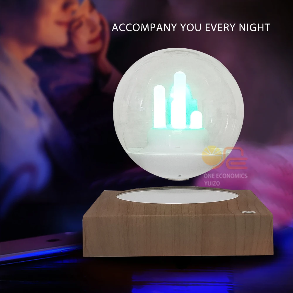 Магнитная левитационная лампа креативный плавающий светильник для подарка на